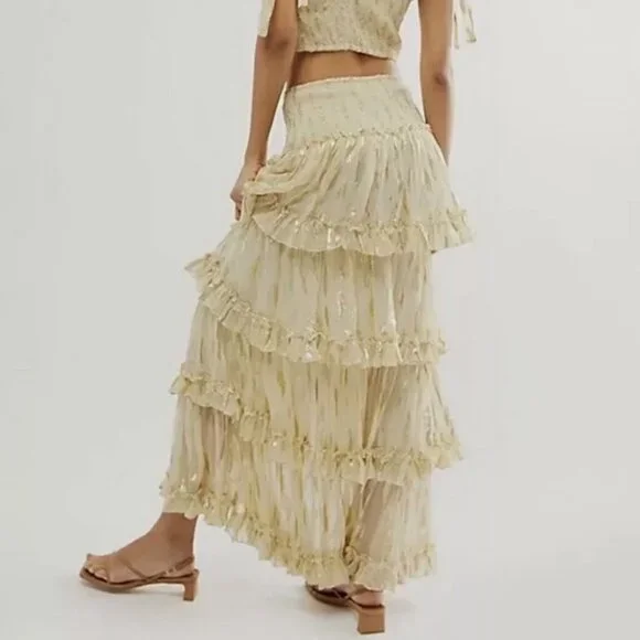 Jen's Pirate Booty x Free People Solar Skirt Set in Full Moon